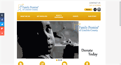 Desktop Screenshot of familypromiseoflincolncounty.org